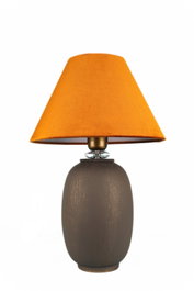 Opviq BK022 Lámpara de Mesa de Cerámica Gris